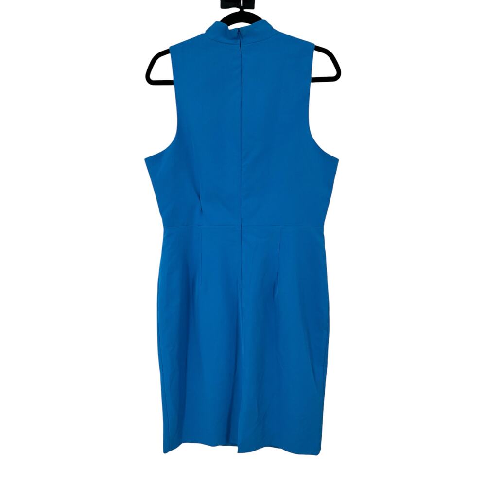 Black Halo dress Naya Draped Sheath blue size 14 - Picture 4 of 6